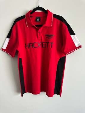 Hackett Aston Martin Racing Polo Shirt (Size XXL)